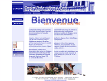 Tablet Screenshot of ciaosn.be